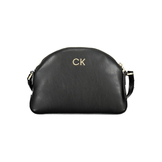 Calvin Klein Black Polyester Handbag - Arichezz.store