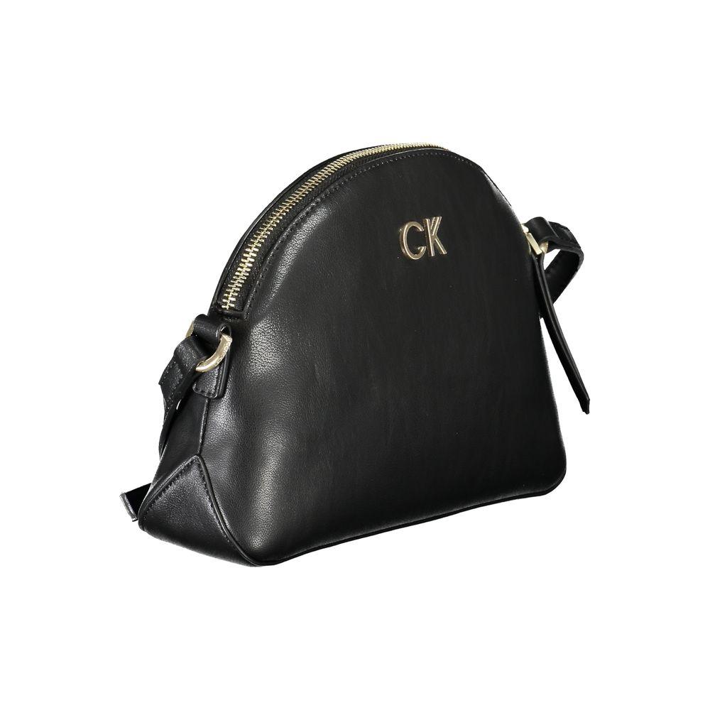 Calvin Klein Black Polyester Handbag - Arichezz.store