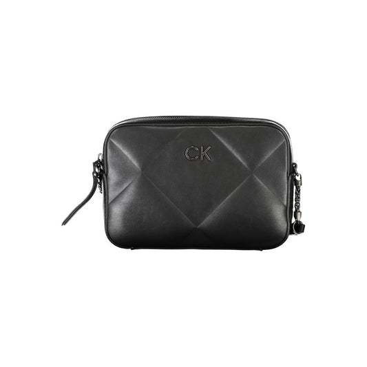 Calvin Klein Black Polyester Handbag - Arichezz.store