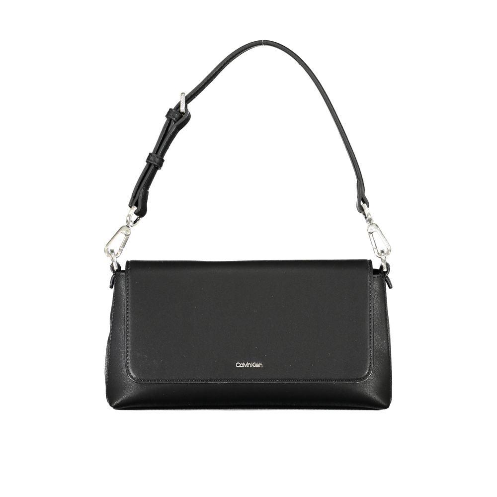 Calvin Klein Black Polyester Handbag - Arichezz.store