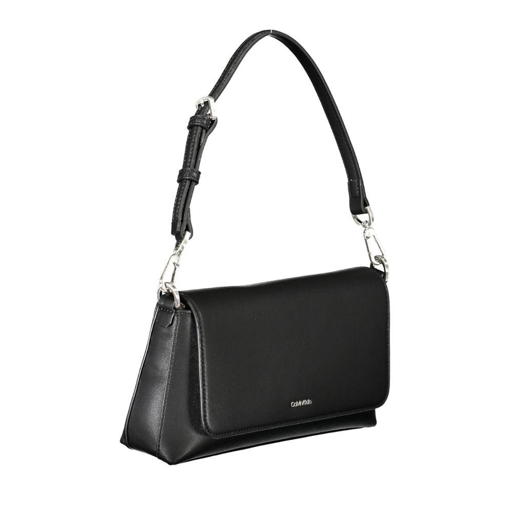 Calvin Klein Black Polyester Handbag - Arichezz.store