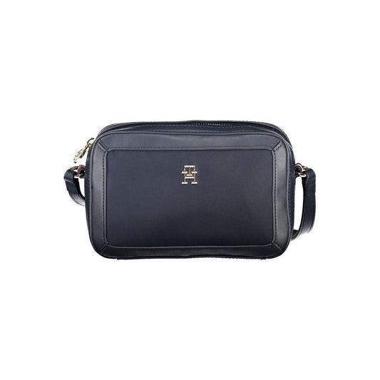 Tommy Hilfiger Blue Polyester Handbag - Arichezz.store