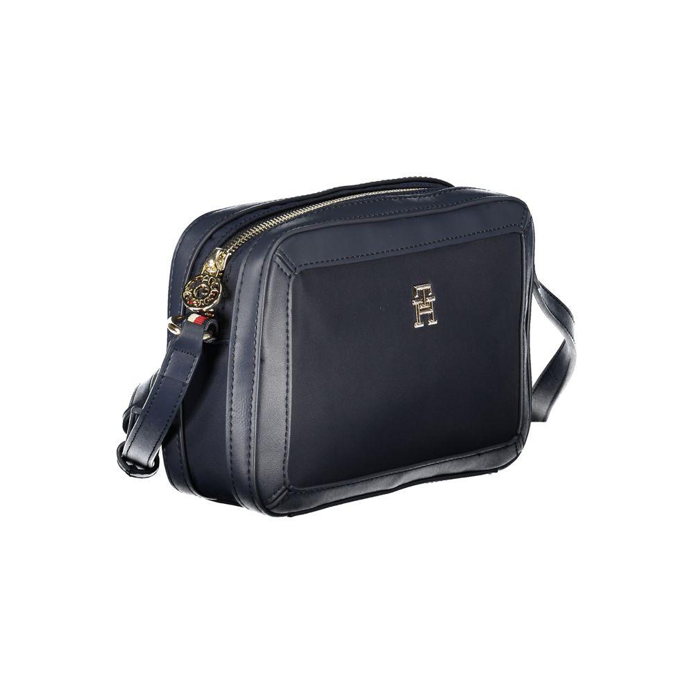 Tommy Hilfiger Blue Polyester Handbag - Arichezz.store