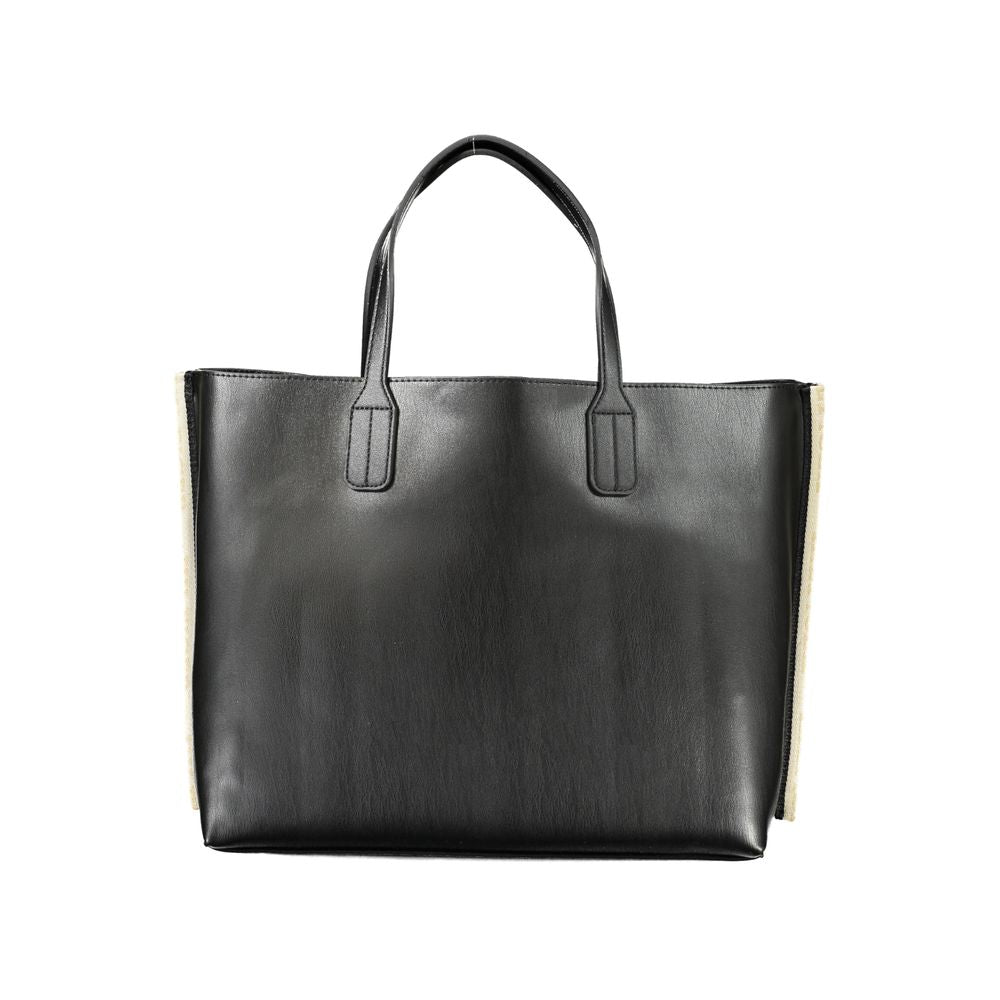 Tommy Hilfiger Black Polyethylene Handbag - Arichezz.store