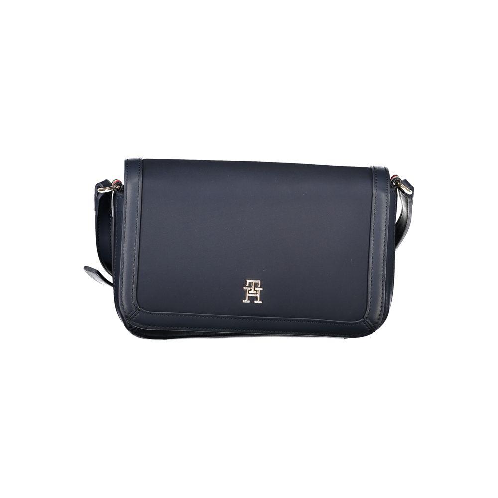 Tommy Hilfiger Blue Polyester Handbag - Arichezz.store