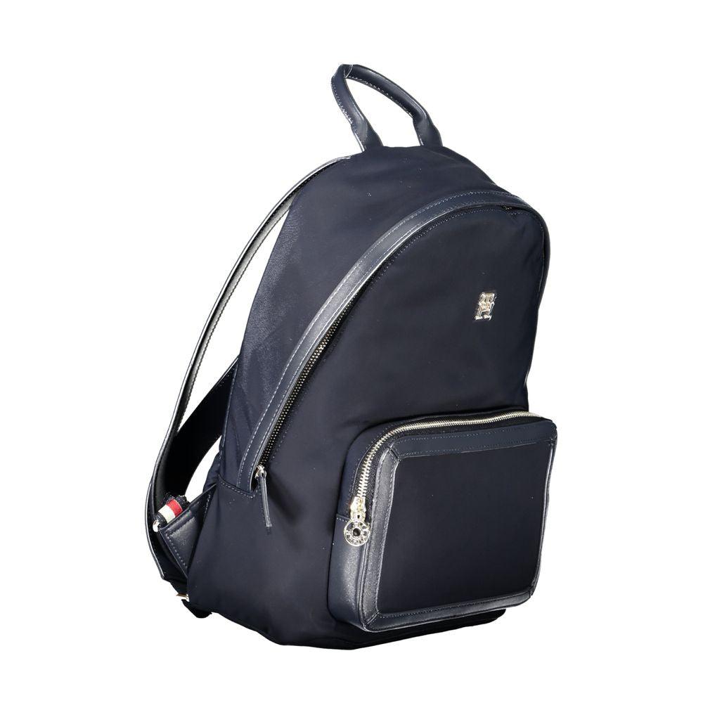 Tommy Hilfiger Blue Polyester Handbag - Arichezz.store