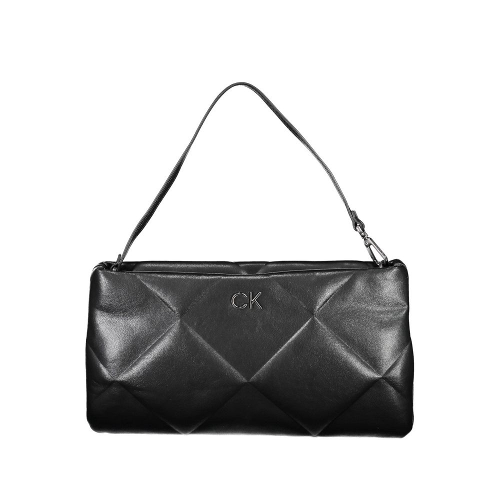 Calvin Klein Black Polyester Handbag - Arichezz.store