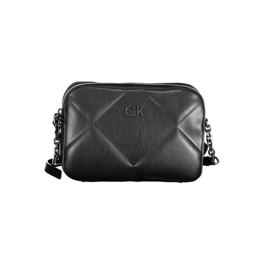 Calvin Klein Black Polyester Handbag - Arichezz.store