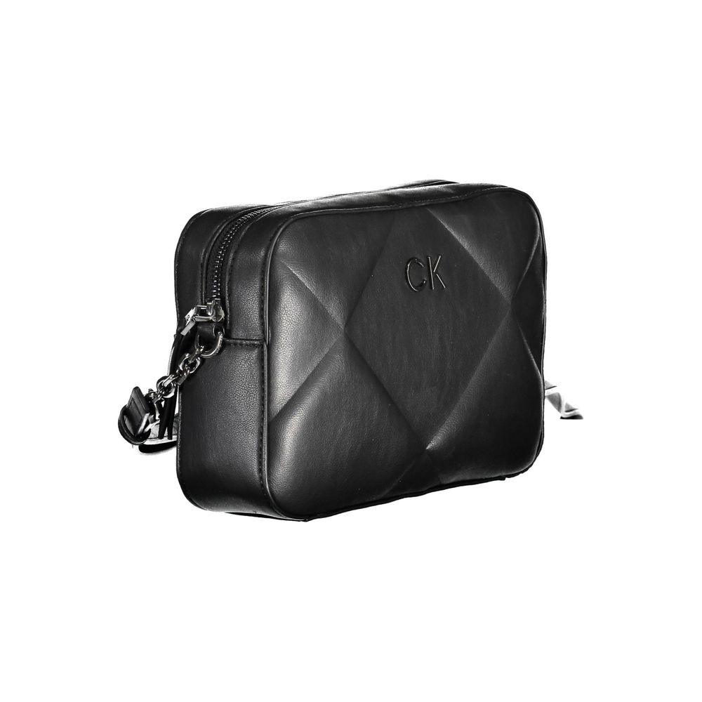 Calvin Klein Black Polyester Handbag - Arichezz.store