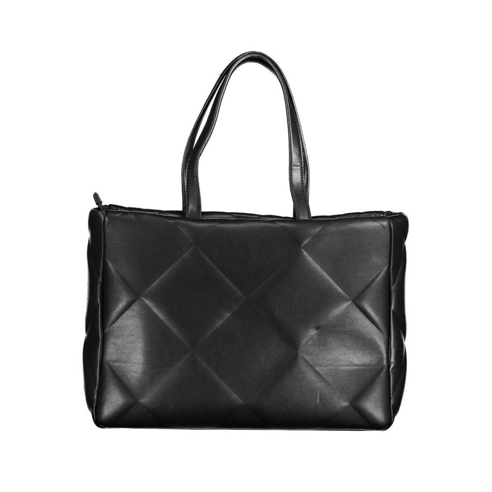 Calvin Klein Black Polyester Handbag - Arichezz.store