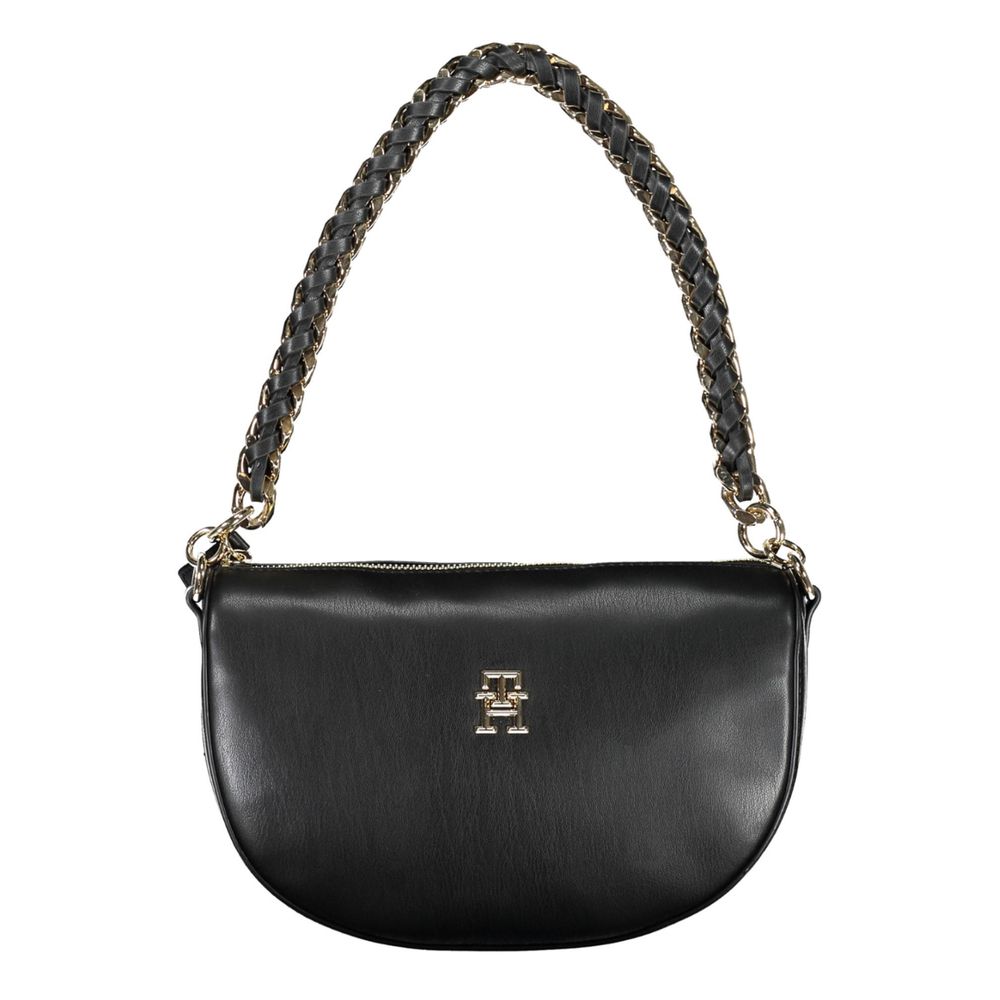 Tommy Hilfiger Black Polyethylene Handbag - Arichezz.store