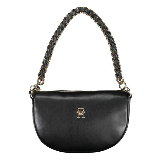 Tommy Hilfiger Black Polyethylene Handbag - Arichezz.store