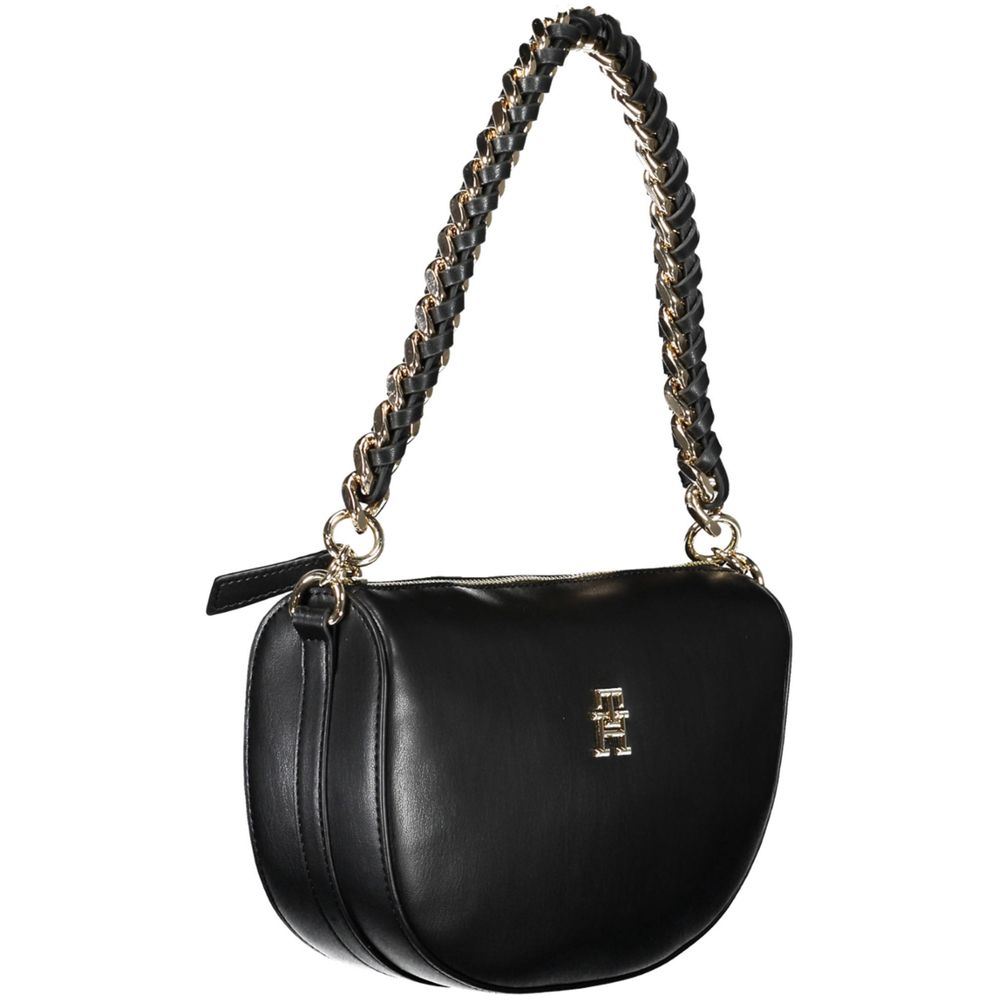 Tommy Hilfiger Black Polyethylene Handbag - Arichezz.store