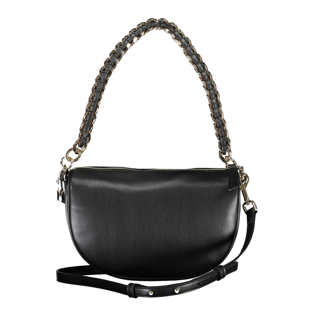 Tommy Hilfiger Black Polyethylene Handbag - Arichezz.store