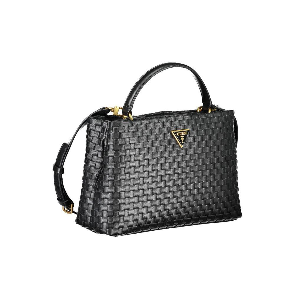 Guess Jeans Black Polyethylene Handbag - Arichezz.store