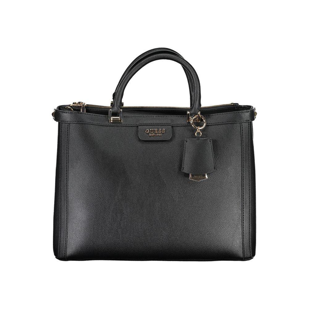 Guess Jeans Black Polyethylene Handbag - Arichezz.store