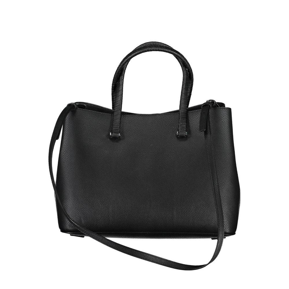 Tommy Hilfiger Black Polyethylene Handbag - Arichezz.store