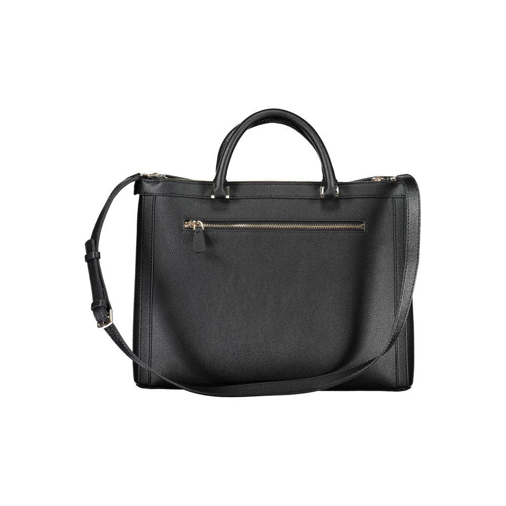 Guess Jeans Black Polyethylene Handbag - Arichezz.store