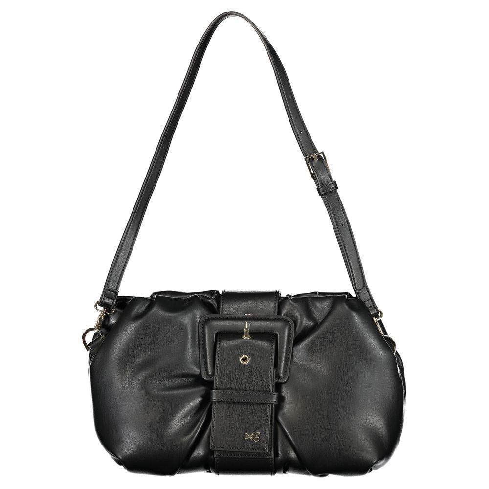 Patrizia Pepe Black Polyethylene Handbag - Arichezz.store