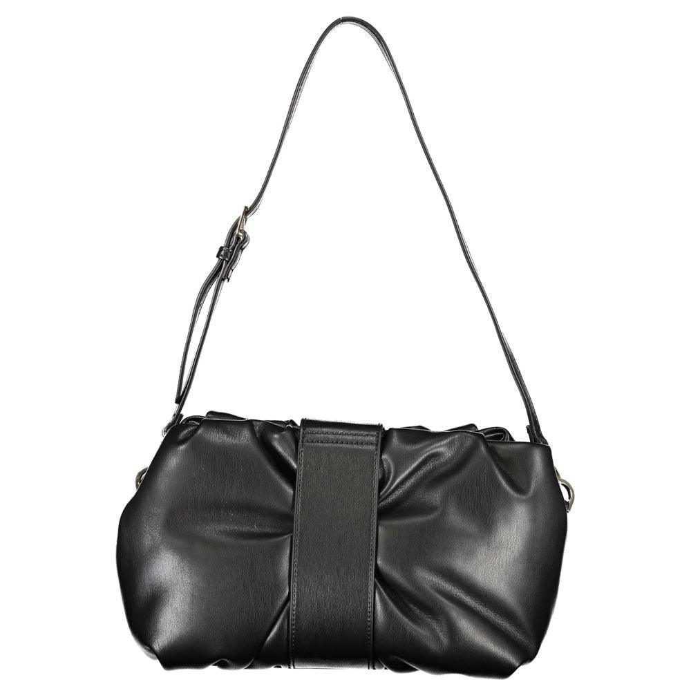 Patrizia Pepe Black Polyethylene Handbag - Arichezz.store