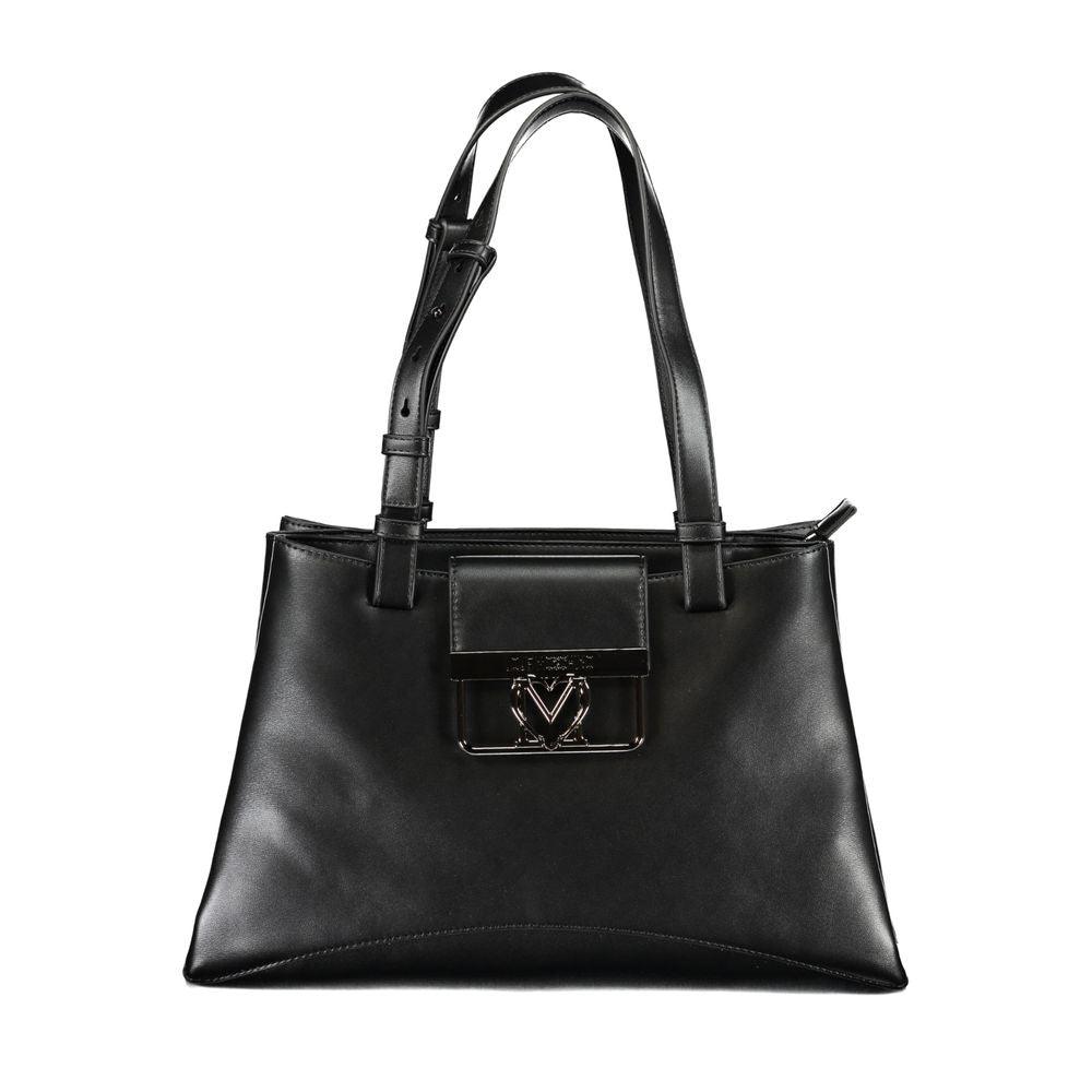 Love Moschino Black Polyethylene Handbag - Arichezz.store