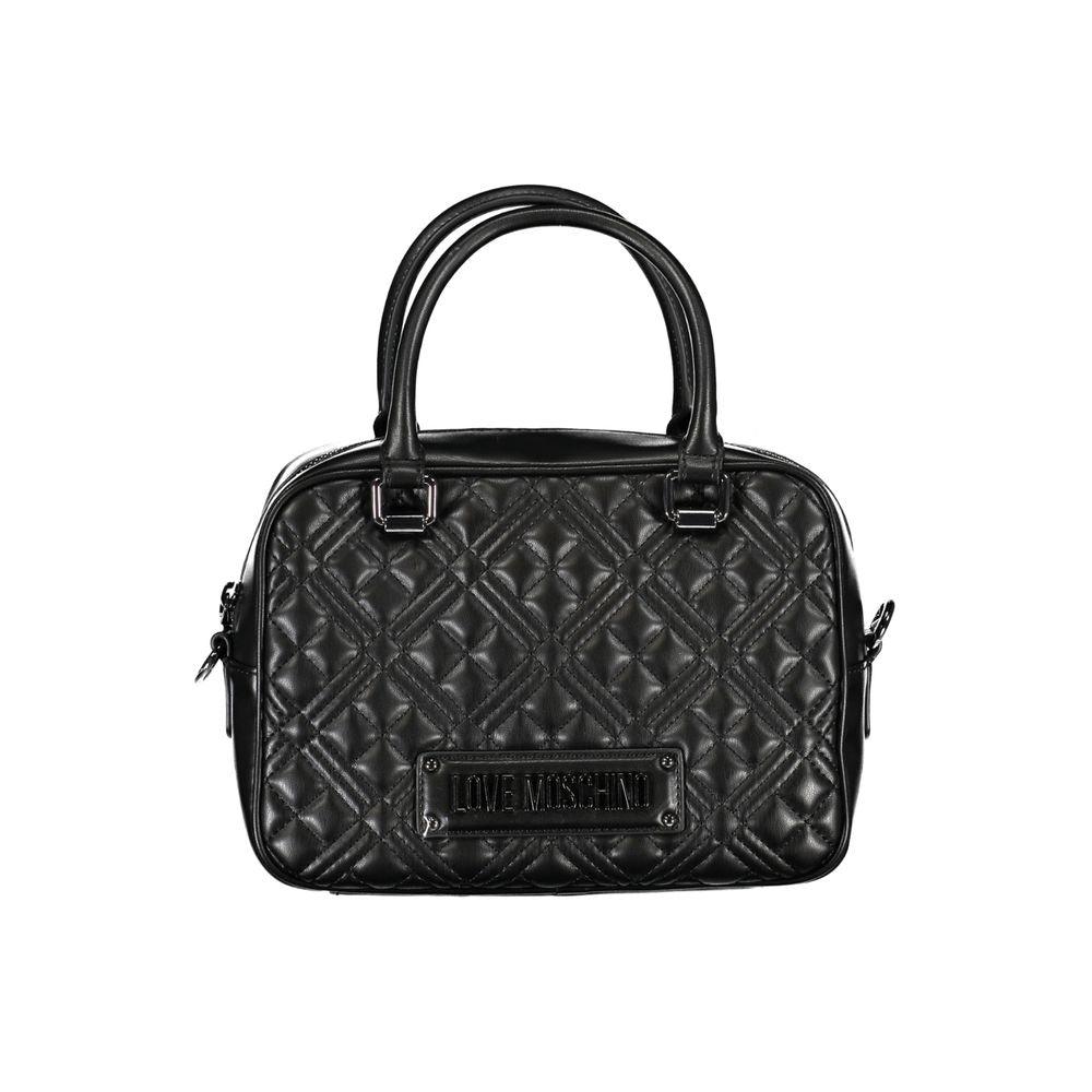 Love Moschino Black Polyethylene Handbag - Arichezz.store