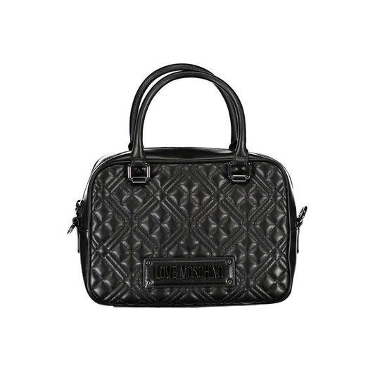 Love Moschino Black Polyethylene Handbag - Arichezz.store