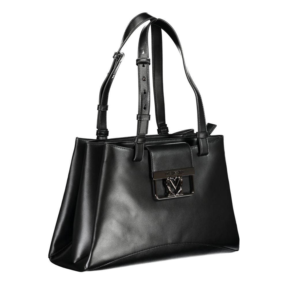 Love Moschino Black Polyethylene Handbag - Arichezz.store