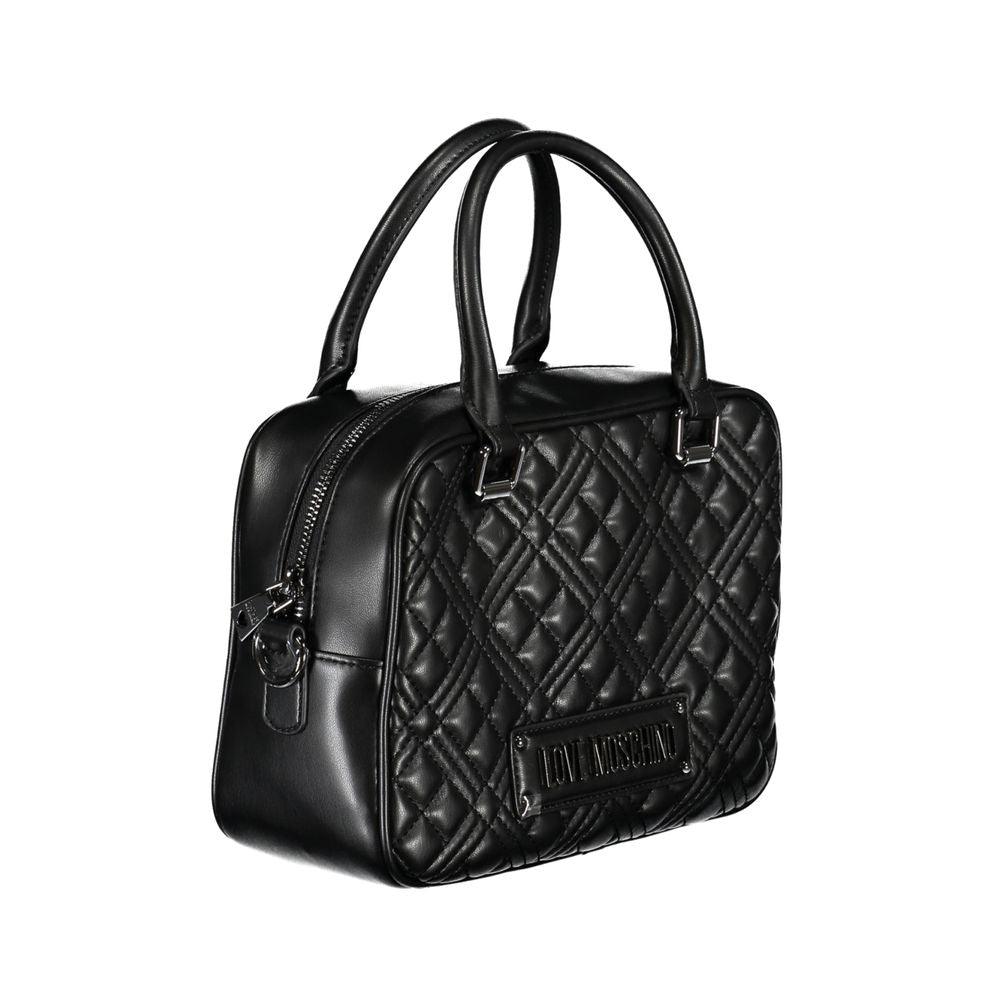 Love Moschino Black Polyethylene Handbag - Arichezz.store