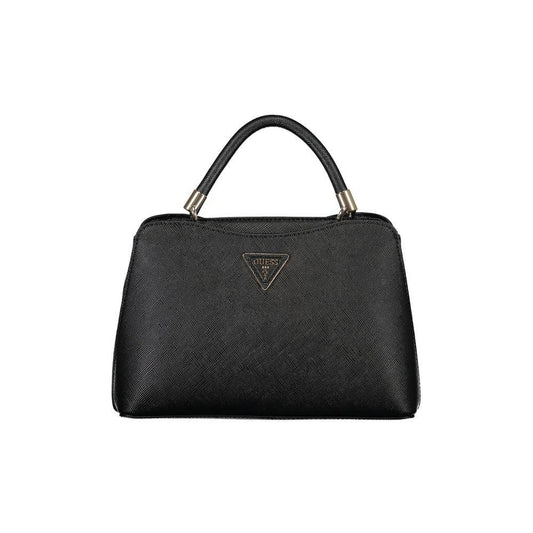 Guess Jeans Black Polyethylene Handbag - Arichezz.store