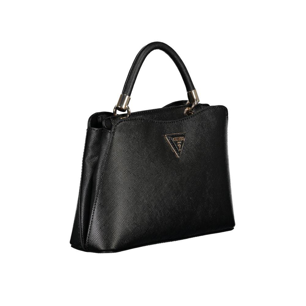 Guess Jeans Black Polyethylene Handbag - Arichezz.store