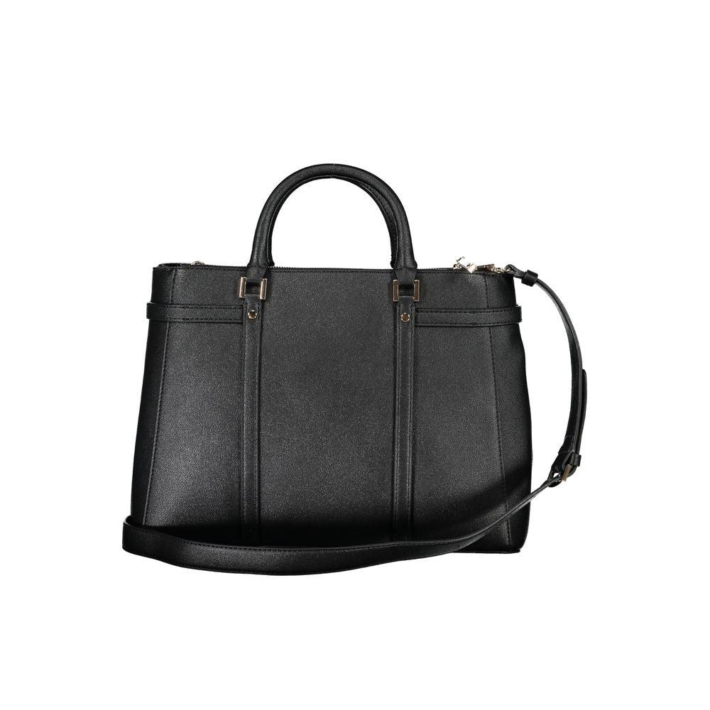 Guess Jeans Black Polyethylene Handbag - Arichezz.store