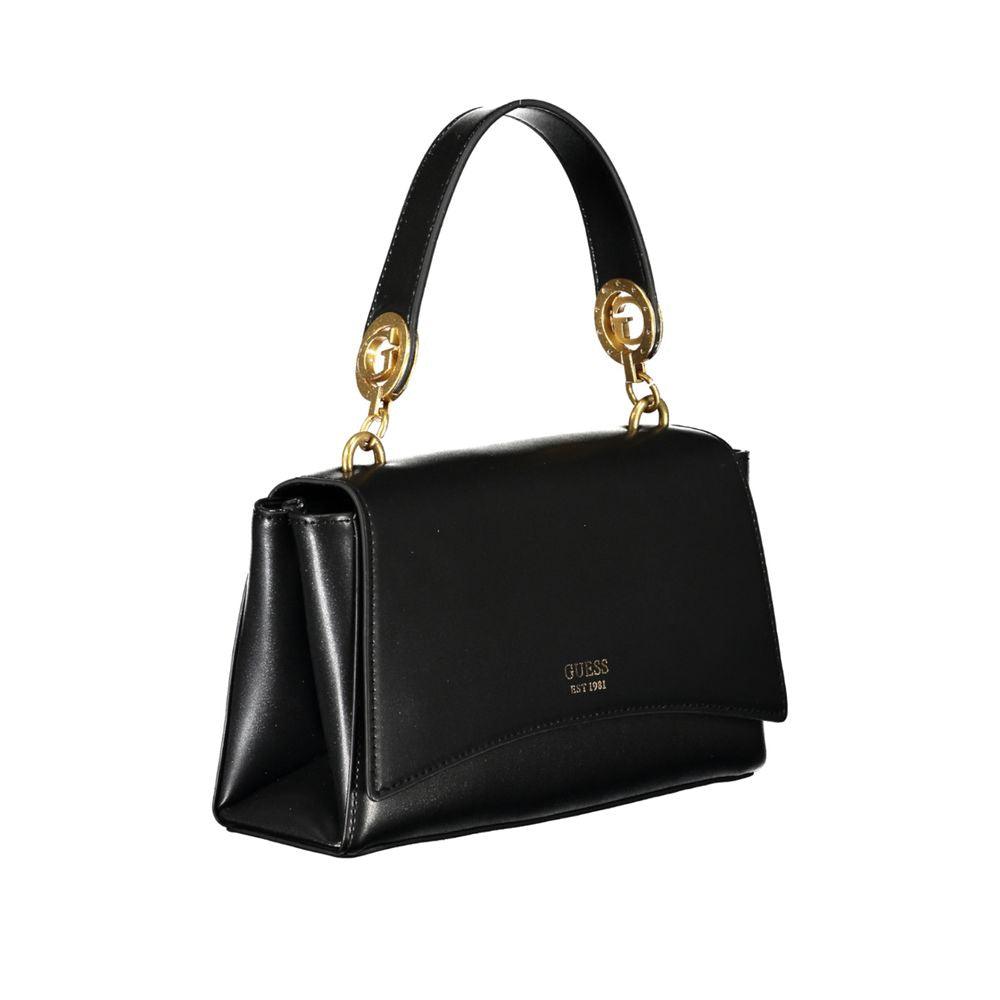 Guess Jeans Black Polyethylene Handbag - Arichezz.store