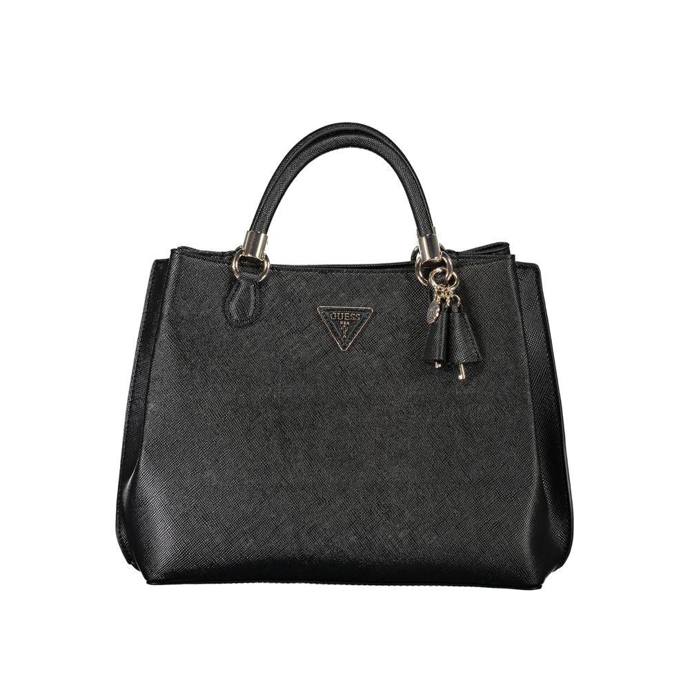 Guess Jeans Black Polyethylene Handbag - Arichezz.store