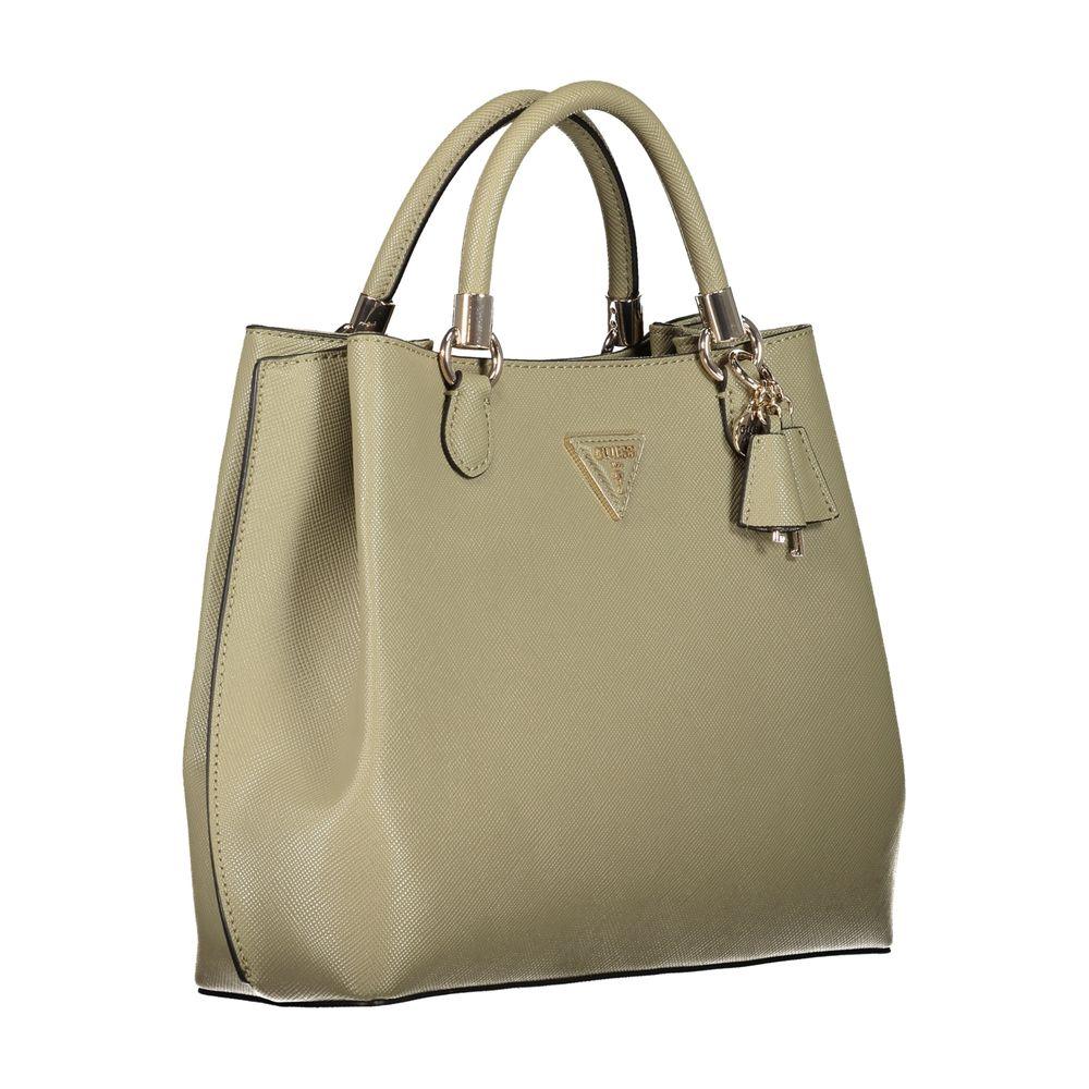 Guess Jeans Green Polyethylene Handbag - Arichezz.store