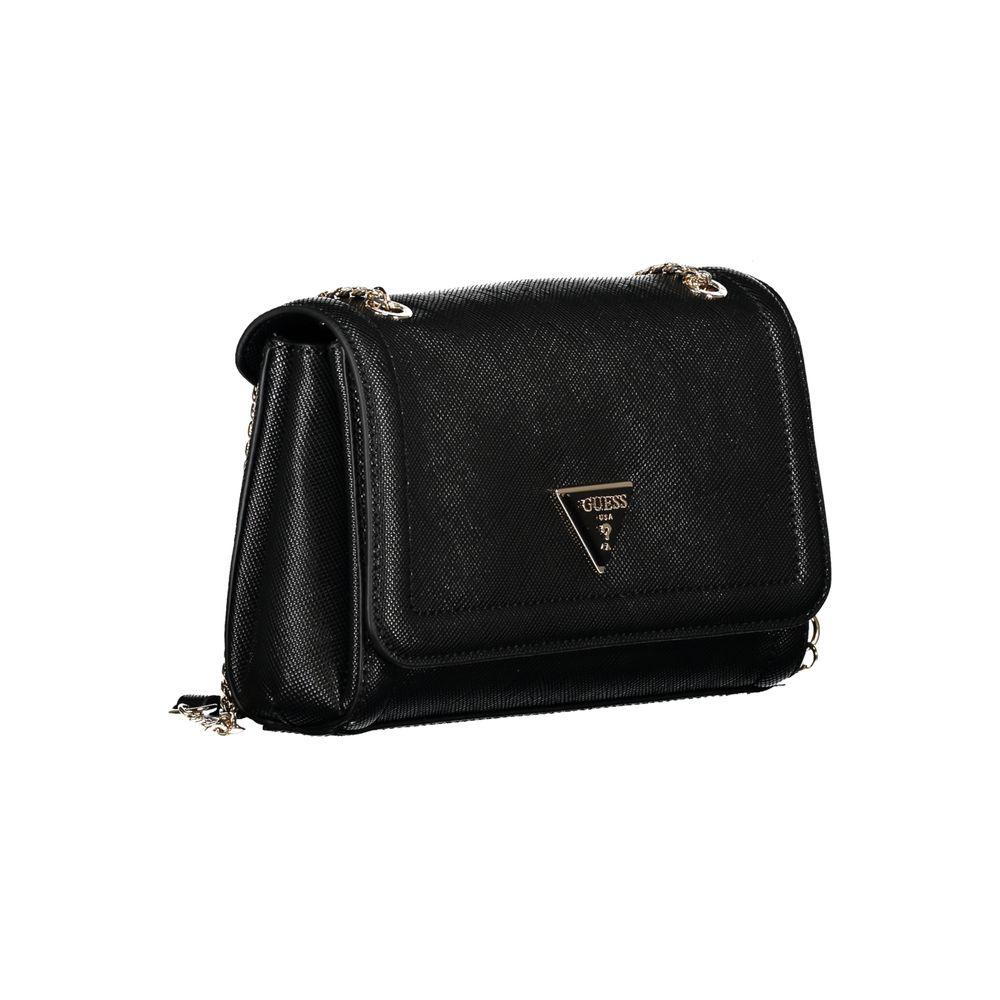 Guess Jeans Black Polyethylene Handbag - Arichezz.store