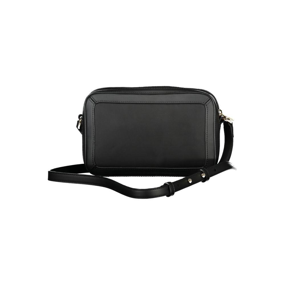 Tommy Hilfiger Black Polyester Handbag - Arichezz.store