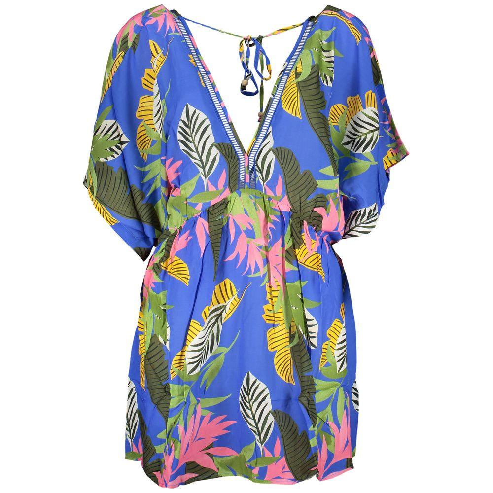 Desigual Blue Viscose Dress - Arichezz.store