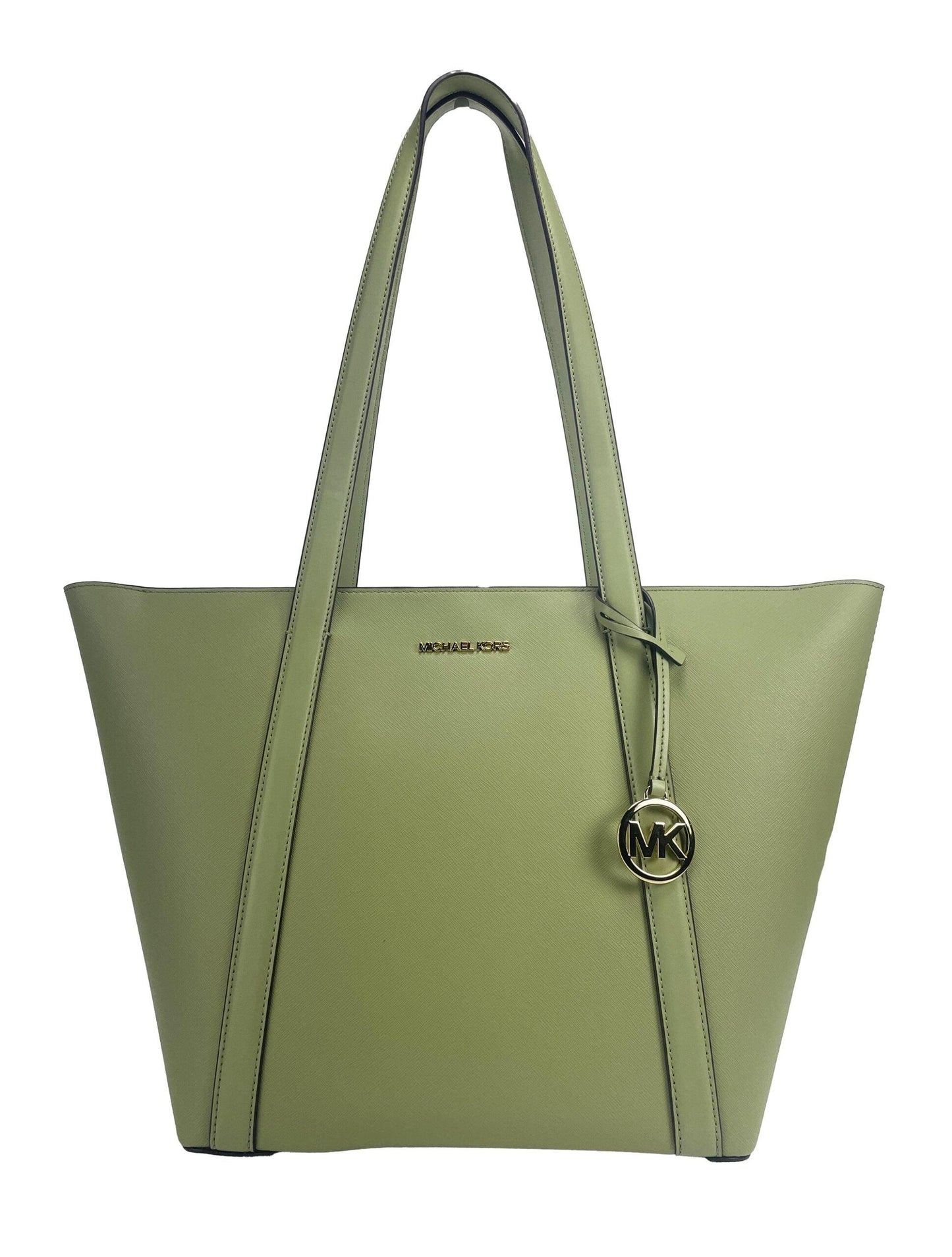 Michael Kors Large Pratt Shoulder Zip Tote Bag Light Sage - Arichezz.store