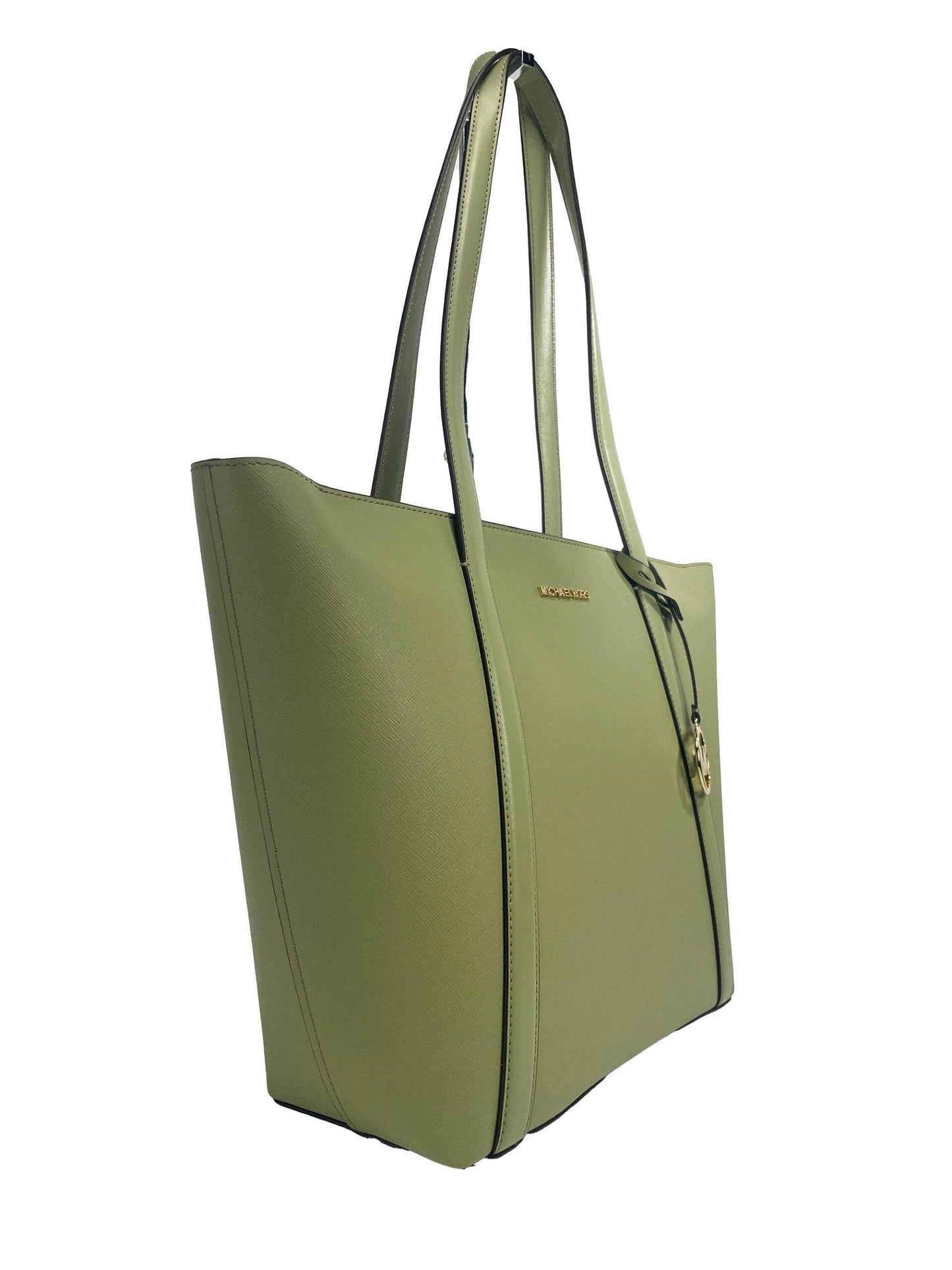 Michael Kors Large Pratt Shoulder Zip Tote Bag Light Sage - Arichezz.store