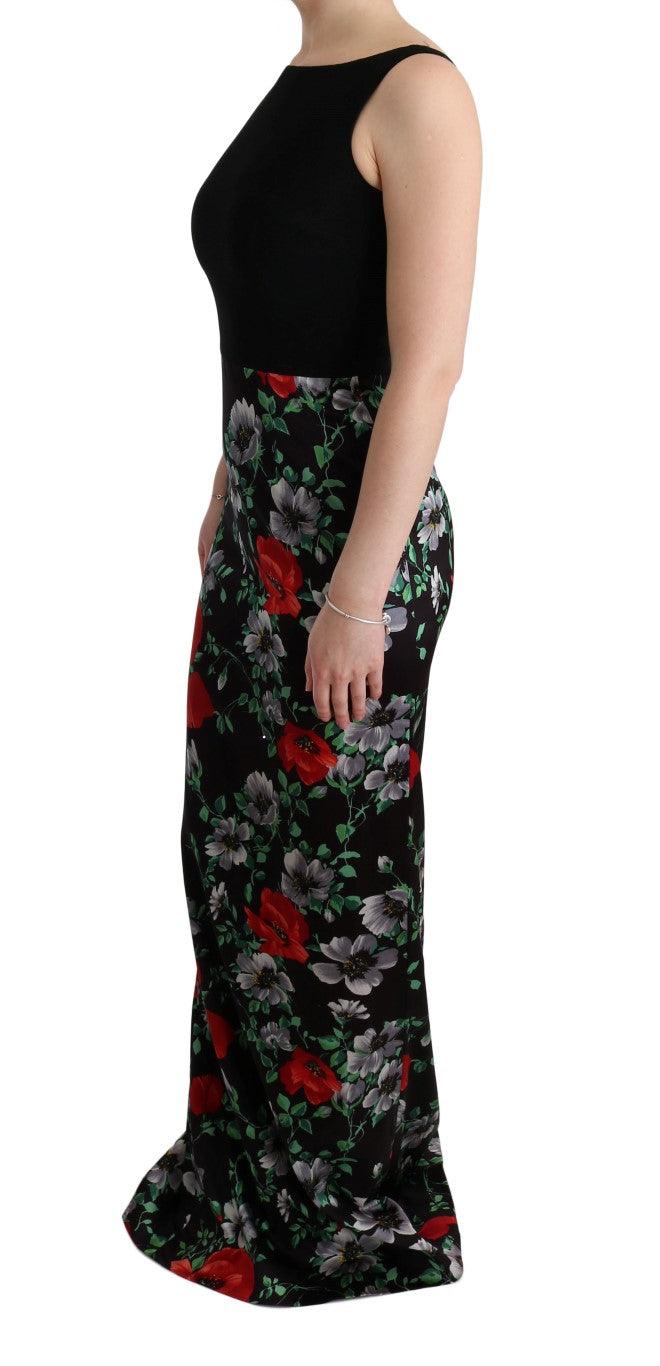 Dolce & Gabbana Elegant Floral Sheath Gown - Arichezz.store