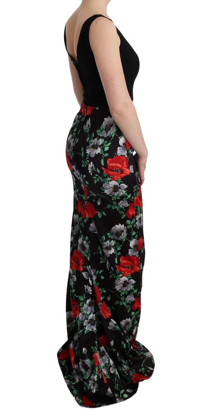 Dolce & Gabbana Elegant Floral Sheath Gown - Arichezz.store