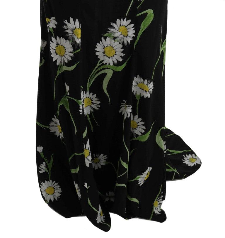 Dolce & Gabbana Sunflower Print Full Length Sheath Dress - Arichezz.store