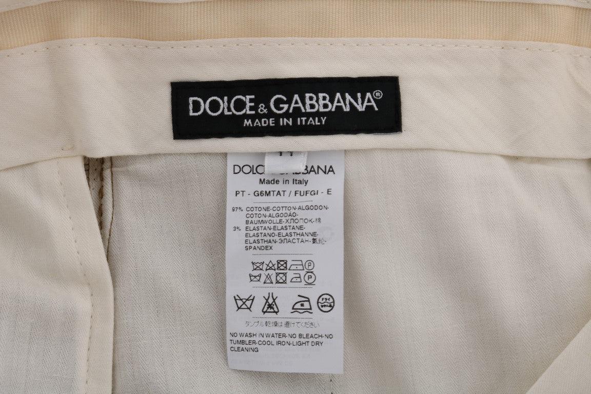 Dolce & Gabbana Elegant Brown Formal Trousers for Men - Arichezz.store