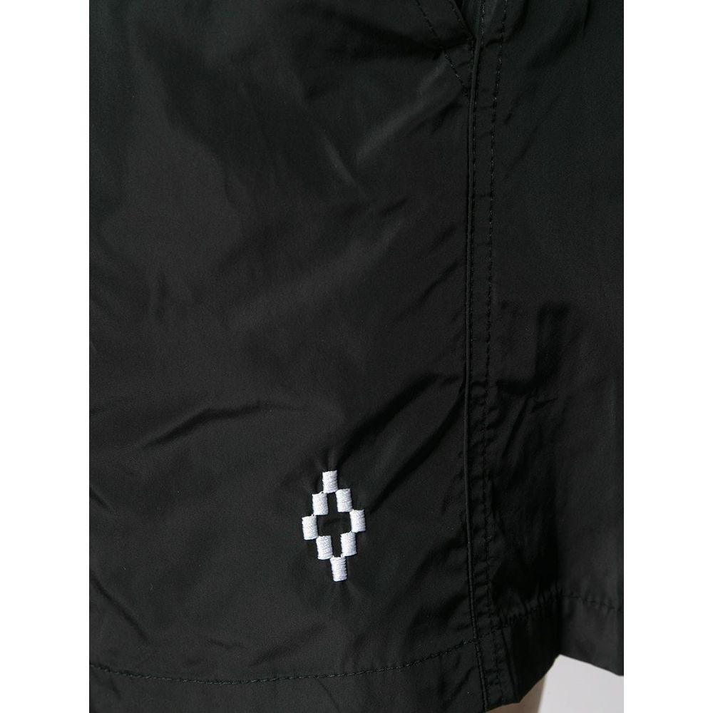 Marcelo Burlon Black Polyamide Men Swimwear - Arichezz.store