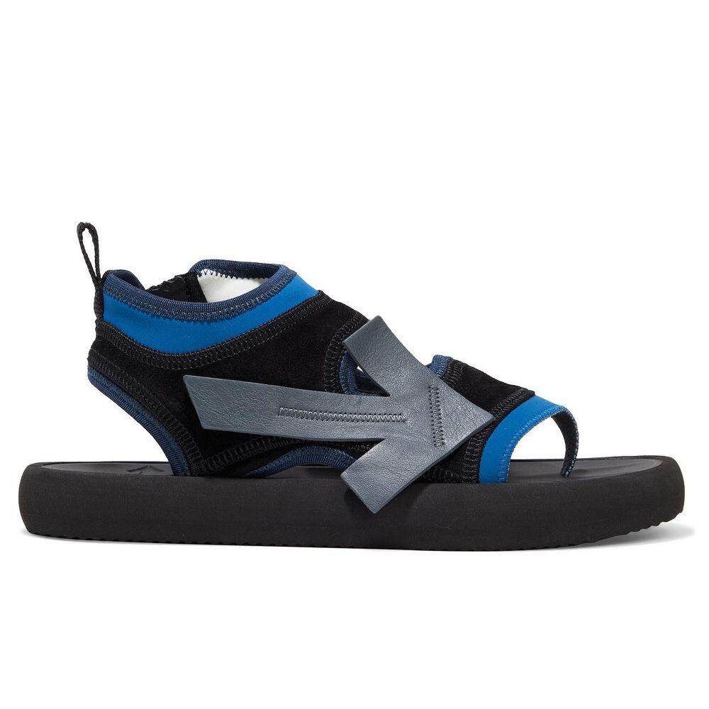 Off-White Blue Neoprene Women Sandal - Arichezz.store