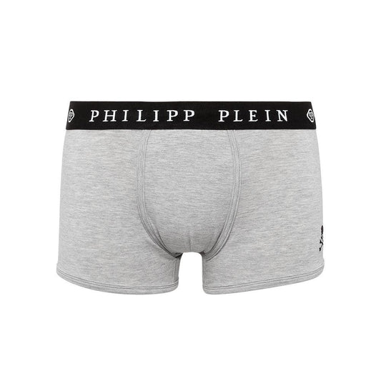 Philipp Plein Gray Cotton Men Boxer Pack - Arichezz.store