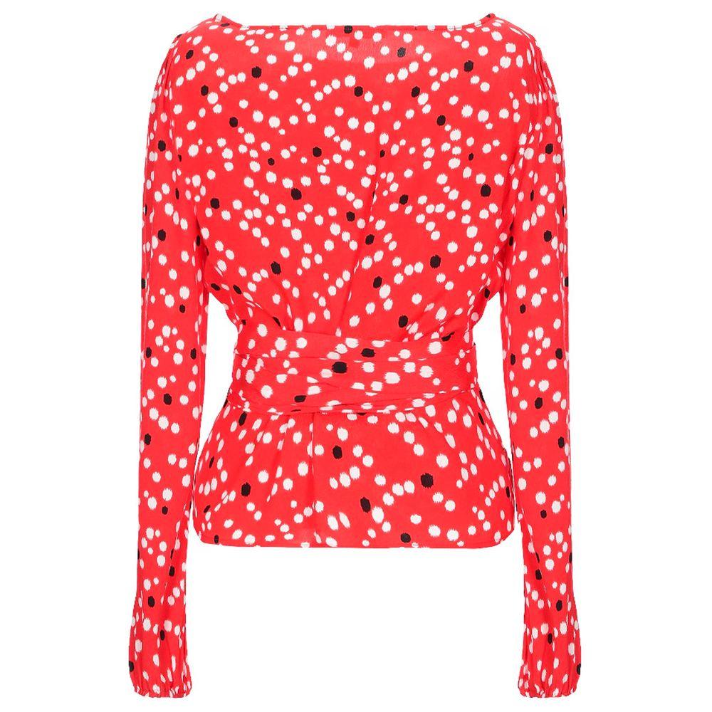 Patrizia Pepe Red Polyester Sweater - Arichezz.store