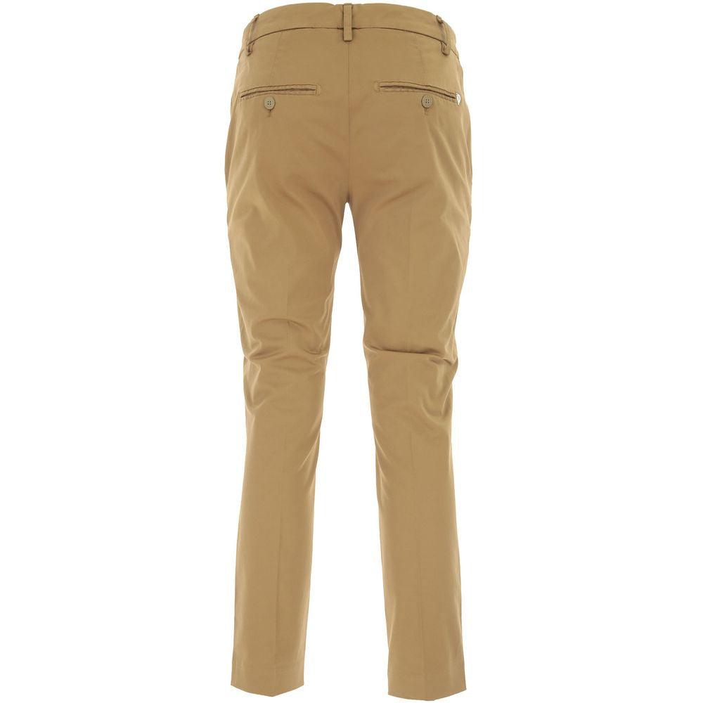 Dondup Brown Cotton Women Trouser