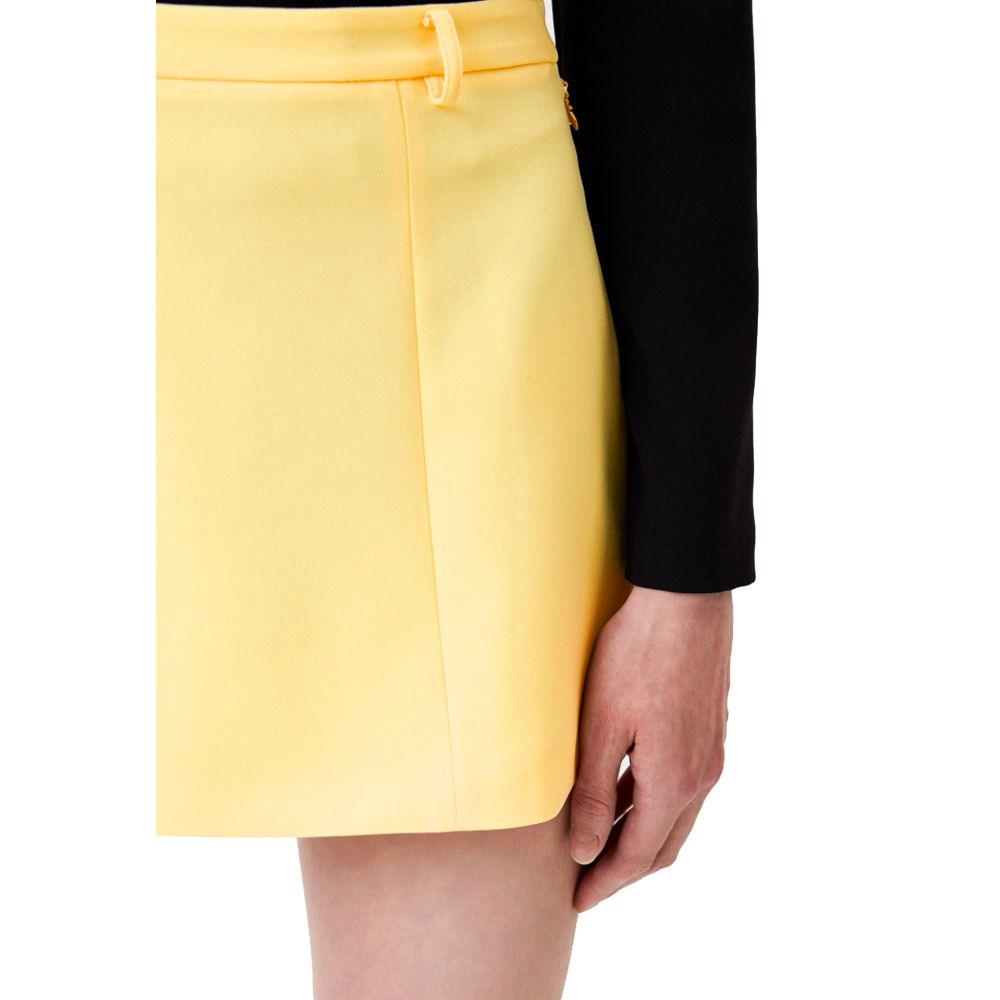 Patrizia Pepe Yellow Polyester Skirt - Arichezz.store